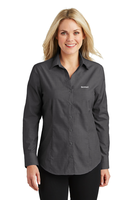 Port Authority Ladies Crosshatch Easy Care Shirt.