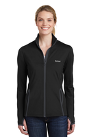 Sport-Tek Ladies Sport-Wick Stretch Contrast Full-Zip Jacket