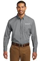 Port Authority Long Sleeve Carefree Poplin Shirt.