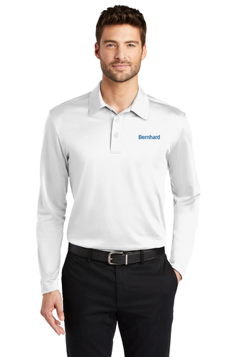 Port Authority Silk Touch Performance Long Sleeve Polo.